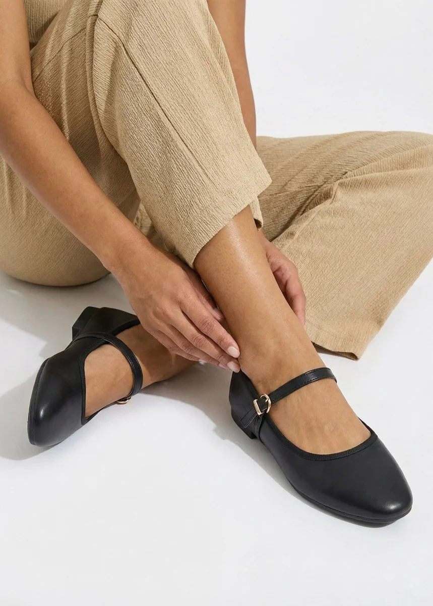 Ballerines babies plates avec bride – Image 5