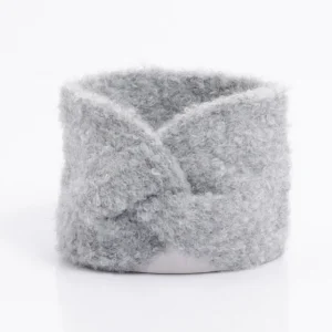 Bandeau chaud en maille mousseuse