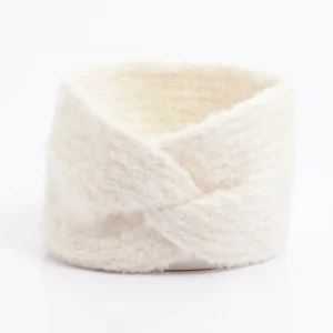 Bandeau chaud en maille mousseuse