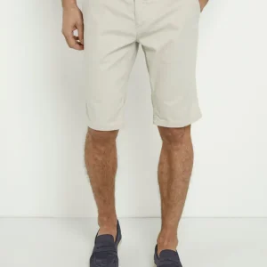 Bermuda en toile de coton extensible