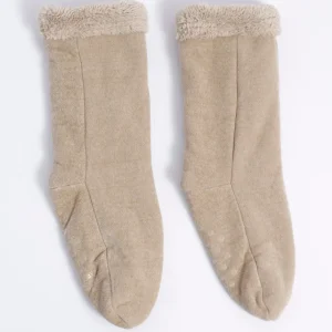 Chaussettes d'intérieur chaudes à picots