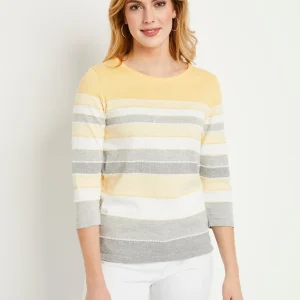 Pull maille jacquard fantaisie