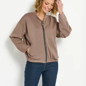 Veste zippée confort type teddy