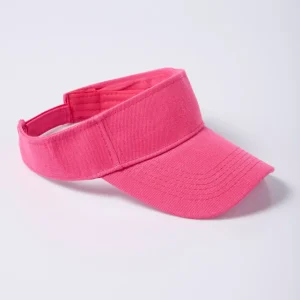 Visière en toile denim colorée